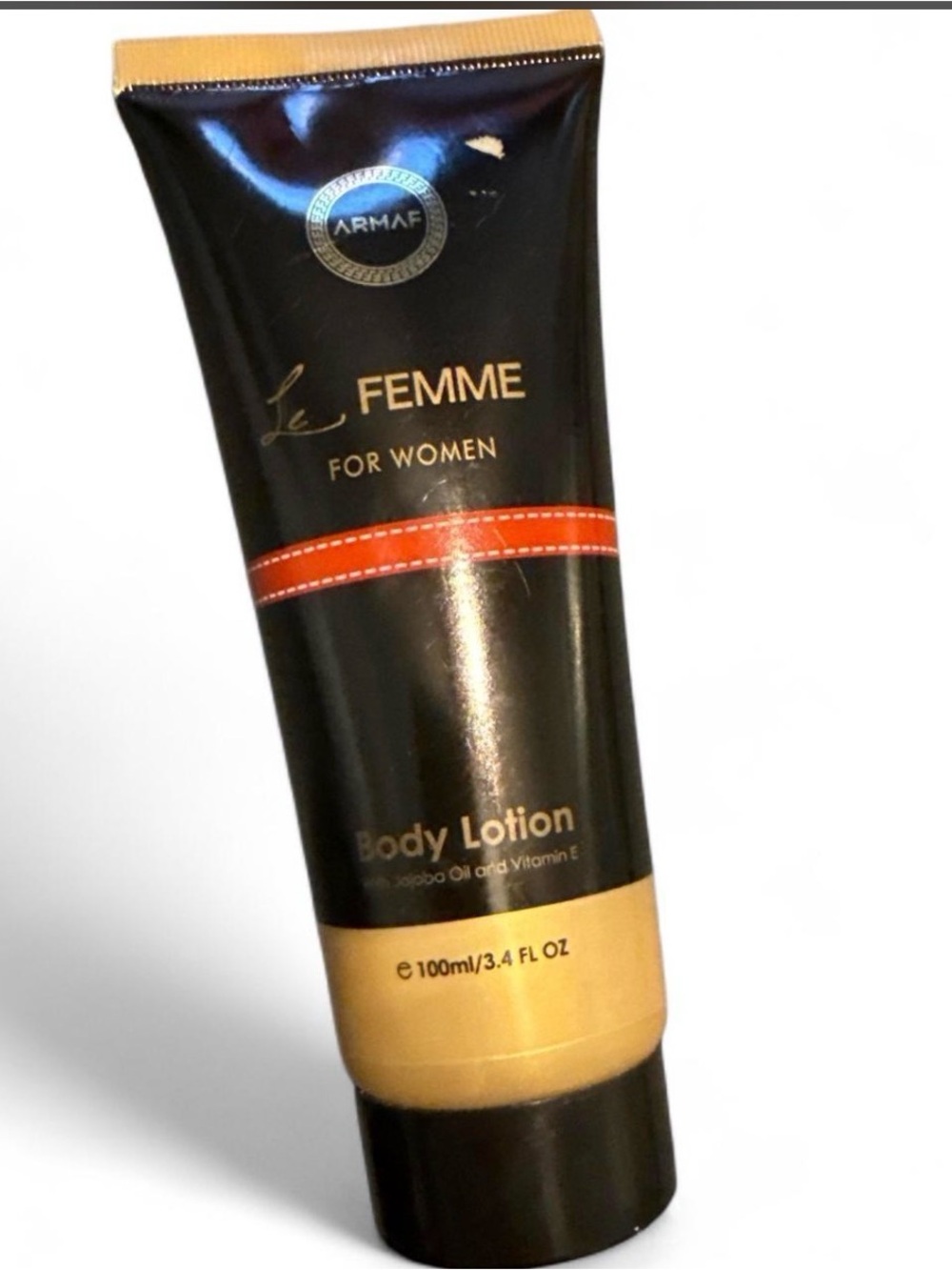 Armaf Le Femme Body Lotion for Women — Black & Gold